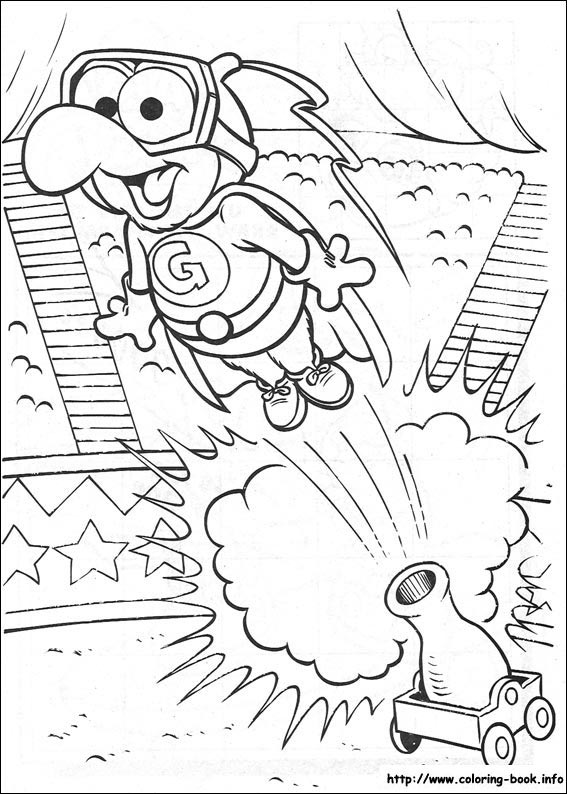 Muppet Babies coloring picture